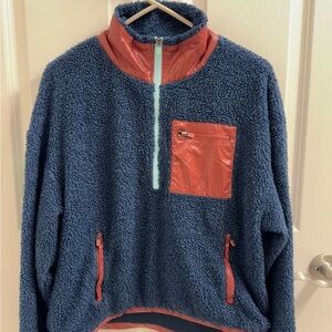 Navy Fabletics Fleece Pullover